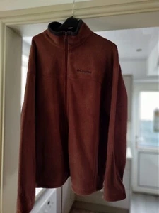 used mens xxl Columbia fleece zip jacket pit to pit27 inch L 30 GOOD CONDITION - Picture 1 of 11