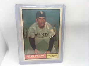 1961 Topps Set Break #279 Jose Pagan tolles Weihnachtsgeschenk für den Sammler - Bild 1 von 7