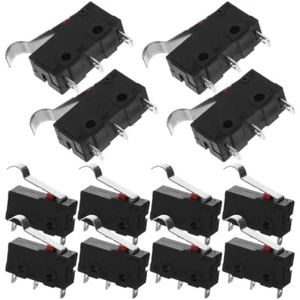 10 Pcs Stroke Button Switch Appliance Door Normally with Lever Arm - Picture 1 of 12