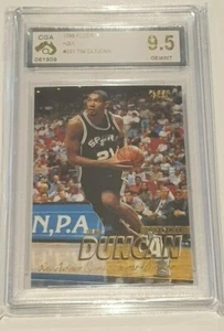 1997-98 Fleer Tim Duncan tarjeta de novato CGA 9,5 gema como nueva - San Antonio Spurs - Imagen 1 de 1
