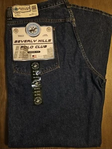 Y2K Beverly Hills Polo Club Loose Fit Denim Men's Jeans Size 40W/34L (18) - Picture 1 of 5