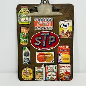 Vintage Topps Wacky Stickers on Clipboard 24 Crude Dark Humor Display Man Cave - Picture 1 of 16