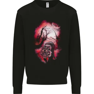 Enchanted Tiger Fantasy Spiritual Mystical Kids Sweatshirt Jumper - Picture 1 of 3