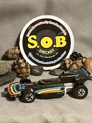 Hot Wheels Blackwalls 1982 Malibu Grand Prix No1 автомобиль черный литой USEDEXcond HK - Изображение 1 из 4