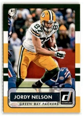 2015 Donruss Football  #84 Jordy Nelson  Green Bay Packers - Image 1 of 2