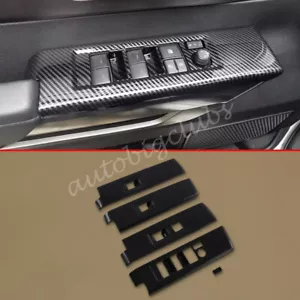Para Toyota Sequoia 2023-2024 Fibra de Carbono Interruptor Cubierta Tapicería Accesorios - Imagen 1 de 6