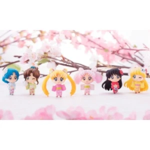 Sailor Moon – Petit Chara! Cherry Blossom Festival LIMITED EDITION NEW - Picture 1 of 8
