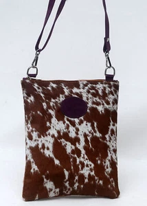 Bolso De Hombro Cruzado De Cuero De Vaca 100% Real SB5029 - Imagen 1 de 4
