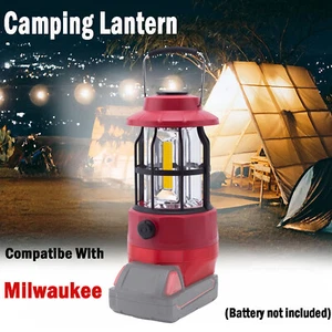 LED Lantern For Milwaukee 18V Li-ion Battery Hanging Lights for Camping Hiking - Picture 1 of 9
