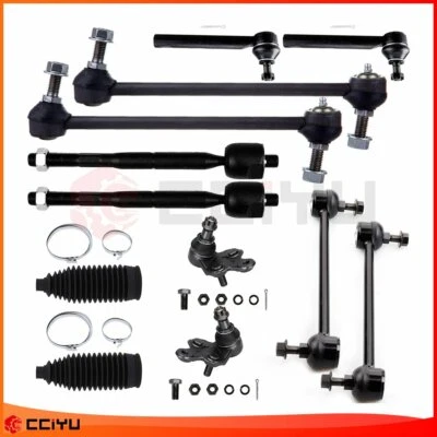 Set Of 12 For 2007 2008 2009 Lexus RX350 Front Tie Rod End Ball Joint Steering Foto 1 de 4