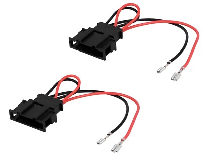 1 Paar  Lautsprecheradapter Stecker Adapterkabel für VW Seat Skoda - Bild 1 von 2