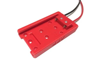 Red battery adapter for Ryobi 40V 10AWG wire power connector robotics - Picture 1 of 7