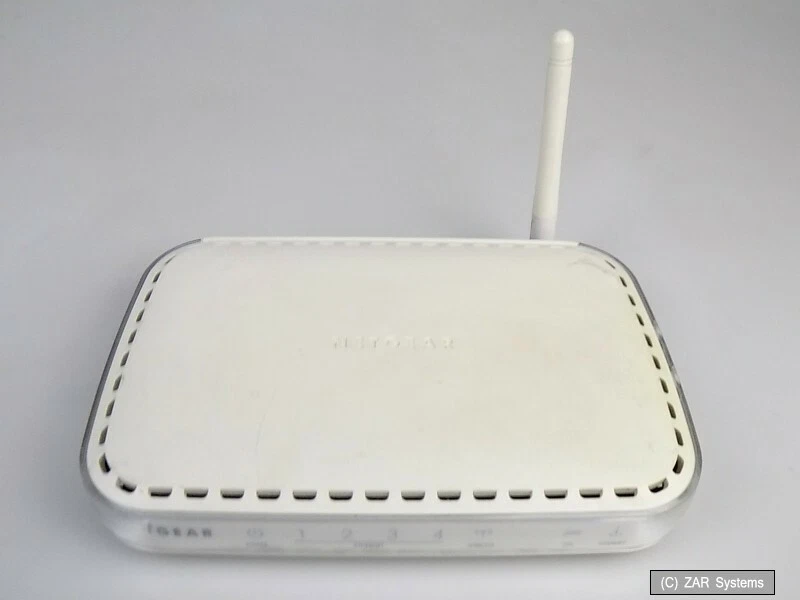 Netgear DG834GB V5 4-Port WLAN Wifi Modem Router mit Netzteil, gebraucht, OK - Bild 1 von 1