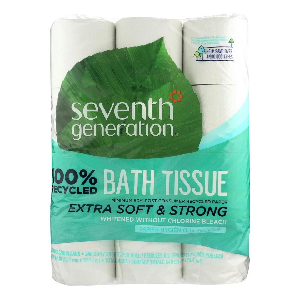 Seventh Generation - Bath Tissue 2 Ply 240 Count (Pack of 2) - Image 1 of 1