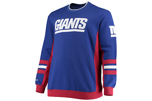 Men's Mitchell & Ness Royal NFL New York Giants Home Town Champs Crewneck
