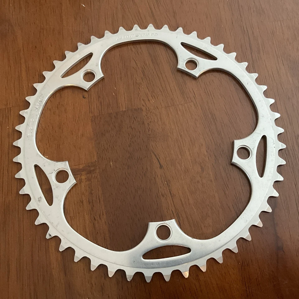 Plato Sugino Aero Mighty vintage - 50 dientes - 144 BCD - 5 pernos - usado Foto 1 de 4