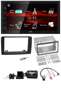 JVC USB Bluetooth Lenkrad DAB 2DIN Autoradio für Fiat Idea 06-12 schwarz - Bild 1 von 11