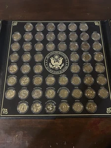 Danbury Mint United States of America 24kt Gold Highlighted State Quarters - Picture 1 of 4