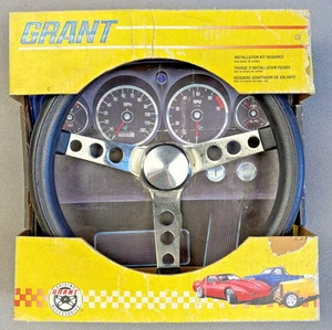 Volante Grant 838 Clásico Espuma/Acero 3 Radios 13.5 Diámetro en Caja NUEVO - Imagen 1 de 6