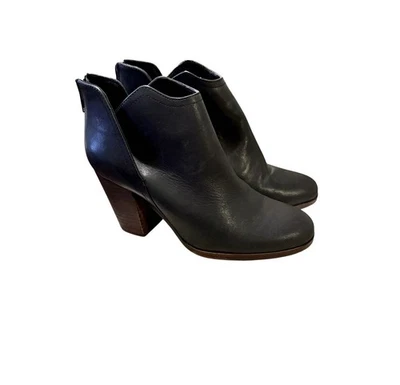 Giani Bini GB Women’s Black Leather Ankle Boots Sz 8  - Image 1 of 4