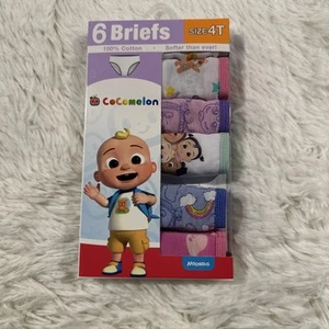 Cocomelon moonbug underwear briefs (6) NEW size 4T - Picture 1 of 7