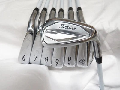Used Titleist T350 Iron Set 6-PW+48*+53* Tensei Red Ladies Flex Graphite - Image 1 of 4