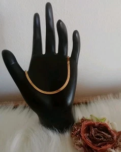 18 Kt Vergoldet Damen Armband Schmuck Geschenk Dress-up Neu - Bild 1 von 4