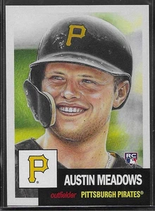 2018 Topps Living Set # 63 Austin Meadows RC Pittsburgh Pirates 5.639 Printed - Bild 1 von 1