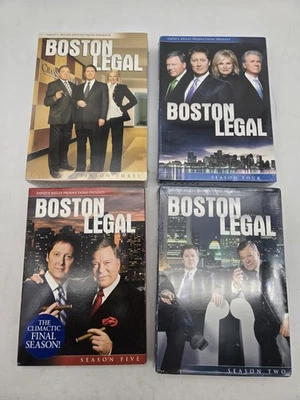 Boston Legal TV Series Collection DVD Seasons 2 3 4 5 New Sealed - Image 1 of 2