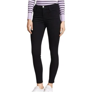 Neu mit Etikett Frame Denim Le Skinny De Jeanne kurze Jeans Größe 26 in schwarz - Bild 1 von 8