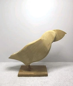 Vintage Wood Carved Atlantic Puffin Bruce Fernandez Rochester Carousel Works NY - Picture 1 of 11