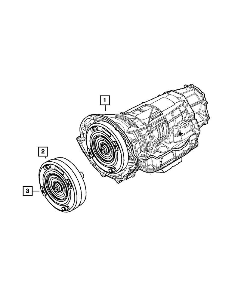 Genuine Mopar 2002-2003 Jeep Liberty Torque Converter Assembly4752496AA - Image 1 of 1