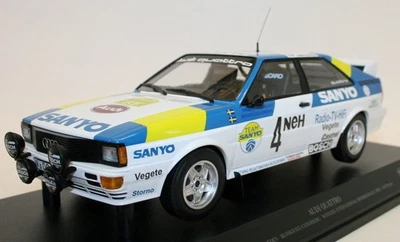 Minichamps 1/18 Diecast 155 821105 Audi Quattro Sport Blomqvist Swedish Rally 82 - Image 1 of 4