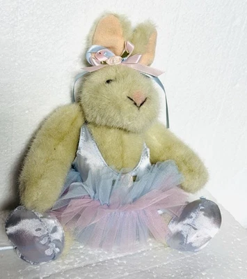 North American Bear Hoppy Bunny Rabbit Ballerina 9” Tags Beige EUC 1991 - Image 1 of 4