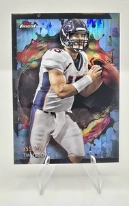 2024 Topps Finest Tim Tebow Rare Oil Spill SP 55/150 - Broncos - Picture 1 of 2