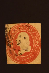 UNITED STATES POSTAGE STAMP 2C U243 USED cut square - Picture 1 of 2