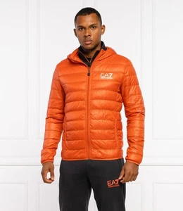 Emporio Armani EA7 Hooded Core Identity Puffer Jacket Down Fill - Large - New - Picture 1 of 5