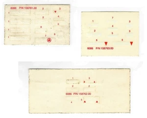 GI JOE PAC/RATA JUEGO DE 3 HOJAS DE PEGATINAS ORIGINALES 1983 - Imagen 1 de 1