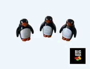 BBLB Ladrillo Pingüinos x 3, Ciudad / Animal Ártico, Compatible con Lego - Totalmente Nuevo - Imagen 1 de 1