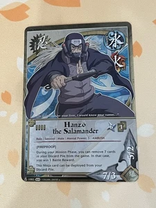 Naruto CCG, Hanzo the Salamander, 1082, 1st Edition, MP/LP, Foil - Picture 1 of 2