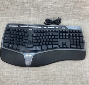 Microsoft Natural Ergonomic Keyboard 4000 v1.0 Model - Wired USB - TESTED - Picture 1 of 12