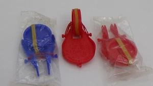 Vintage 3pc Lot Moonstones Moon Zoom Racing Wheel Cereal Premium Toys Sealed - Picture 1 of 6
