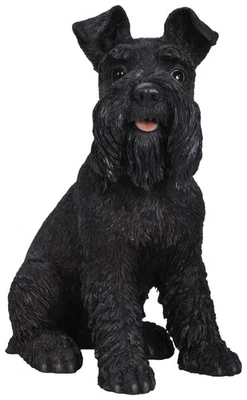 Estatua de jardín Schnauzer negra 87983S-BK Foto 1 de 4