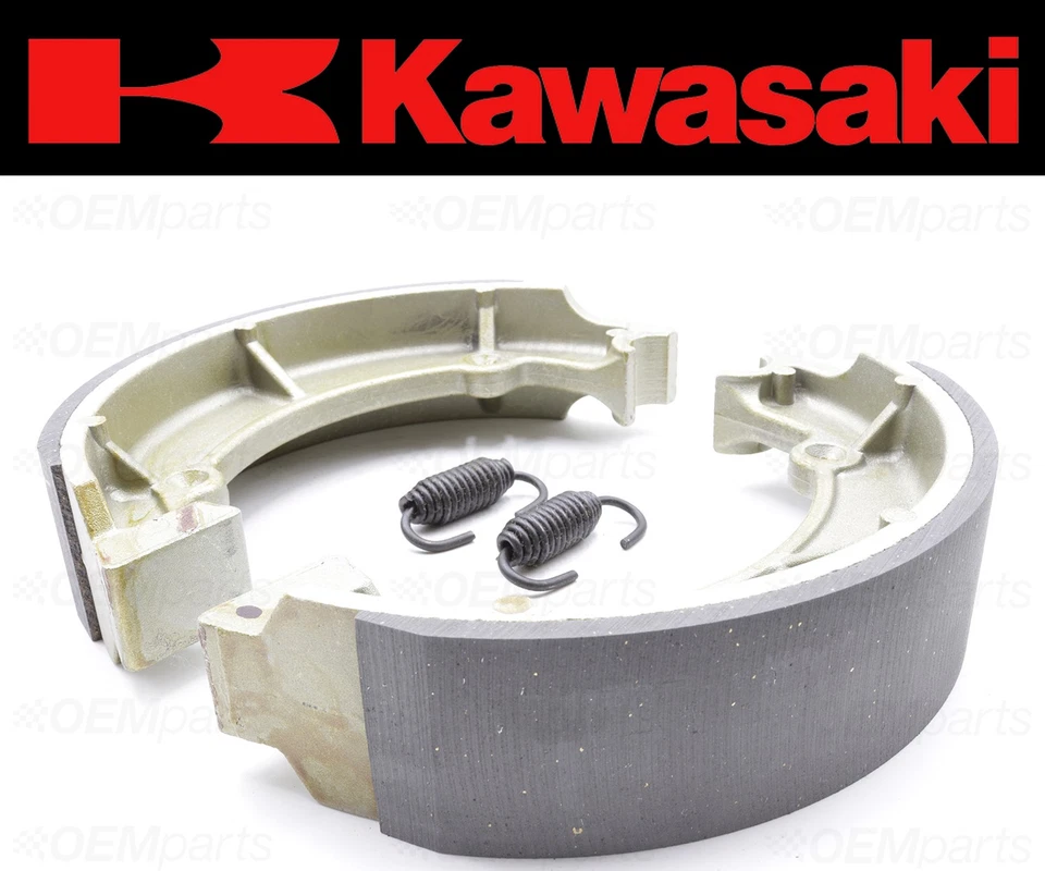 Juego de (2) zapatas de freno y resortes traseros Kawasaki #42019-012 (ver tabla de montaje) Foto 1 de 4