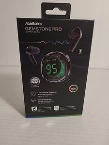 Acelluries Gemstone Pro Auricolari Bluetooth Display LED Cancellazione Rumore - Foto 1 di 4