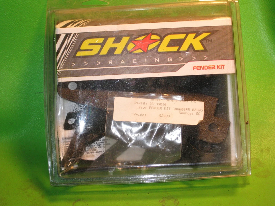 KIT GUARDABARROS TRASERO HONDA CBR600RR 2003-05 PLACA DE TRACCIÓN AMORTIGUADOR CARRERAS 46-99016 Foto 1 de 4