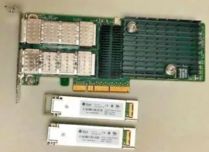 Soleil ATLS2XGF Double 10GbE XFP Exprimer Module Pcie 501-7283-09 W/2 Sfps - Photo 1/4