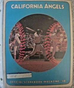 MLB Baseball Official Scorebook Magazine 1978 California Angels - Picture 1 of 2