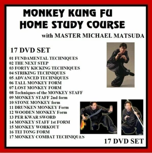 Tai Shing Pek Kwar Monkey Kung Fu Series 17 DVD SET instructional monkey system - Picture 1 of 1