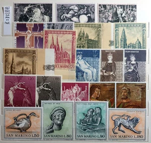 ITALY SAN MARINO 1967-1971 - 20 STAMPS NEW** - Picture 1 of 1